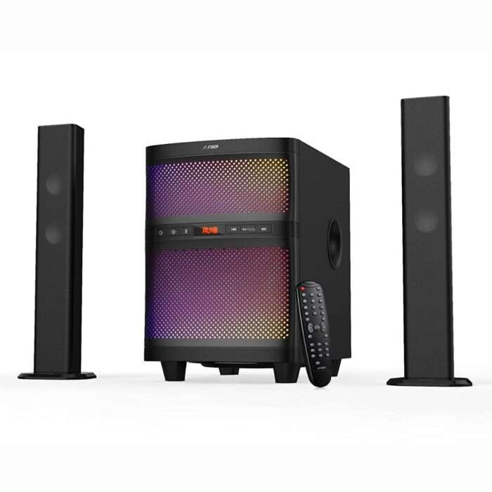 F&D T200X 140 W 2.1 Channel Soundbar Cum Tower Speaker Wireless Bluetooth Multimedia TV Speaker with Multicolor LED Display - Image 5