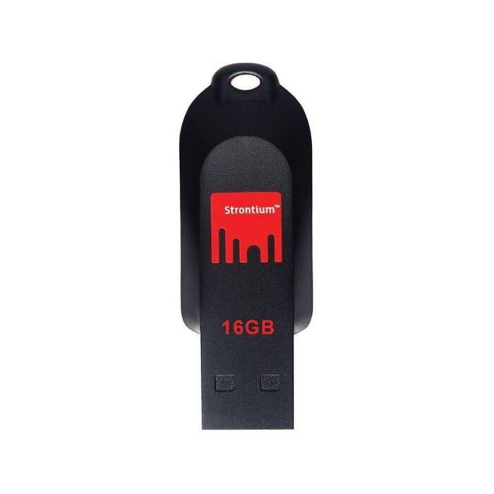 Strontium Pollex 16GB USB Pen Drive (Black/Red) - Image 1