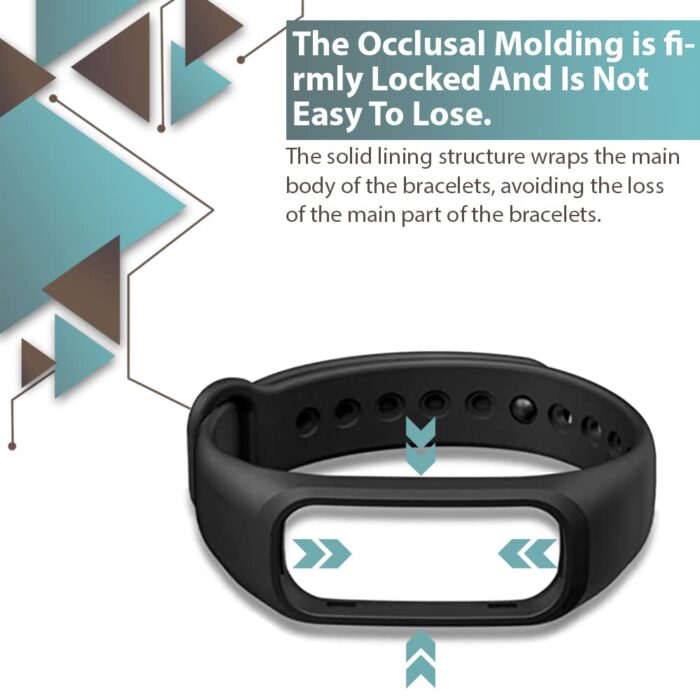 Sounce Black Adjustable Band Strap Compatible for Oneplus Smart Band & Oppo Smart Band - Image 5