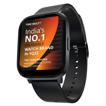 Fire-Boltt Ninja 2 SpO2 Full Touch Smartwatch with 30 Workout Modes, Heart Rate Tracking, 7 Days of extensive Battery - Black