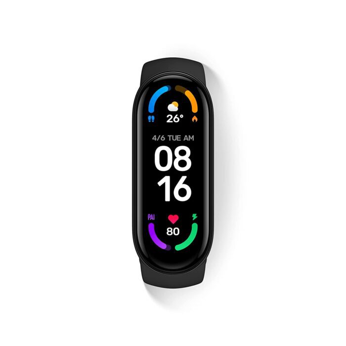 Xiaomi Mi Smart Band 6 - 1.56'' (3.96 cm) Large AMOLED Color Display, 2 Week Battery Life (Black) - Image 1