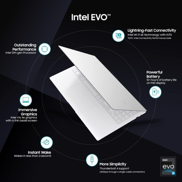 Samsung Galaxy Book2 Pro Intel 12th Gen i5 EvoTM AMOLED Thin & Light Laptop - 16 GB/512 GB SSD/Windows 11/MS Office - Image 2