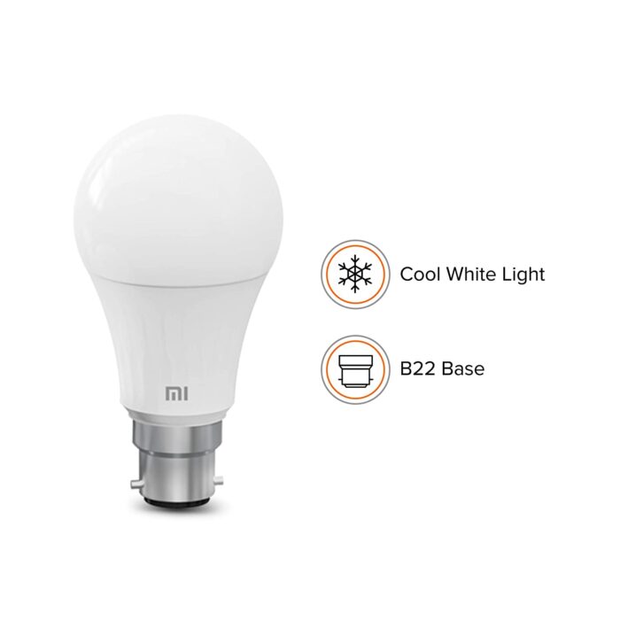 MI Smart LED Bulb with Adjustable Brightness, B22 Base Compatible with Amazon Alexa and Google Assistant (White) - Image 4