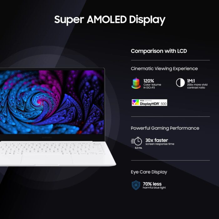 Samsung Galaxy Book2 Pro Intel 12th Gen i5 EvoTM AMOLED Thin & Light Laptop - 16 GB/512 GB SSD/Windows 11/MS Office - Image 5