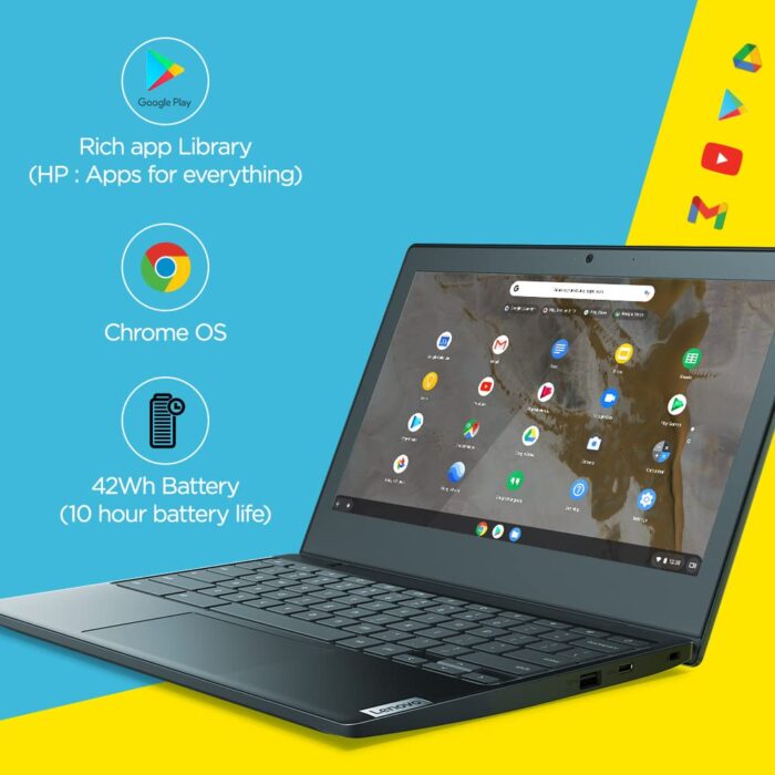 Lenovo IdeaPad 3 Chromebook Celeron Dual Core - 4 GB/64 GB EMMC Storage/Chrome OS - CB 11IGL05 Thin and Light Laptop - Image 3