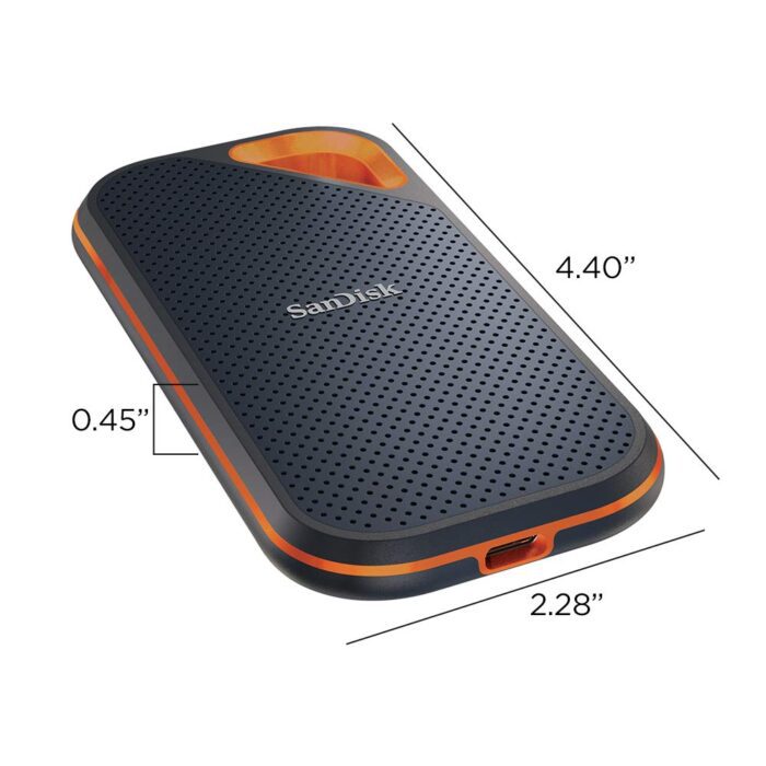 SanDisk 2TB Extreme PRO Portable External SSD - Up to 1050MB/s - USB-C, USB 3.1, IP55 Rated, for MAC & PC - Image 3