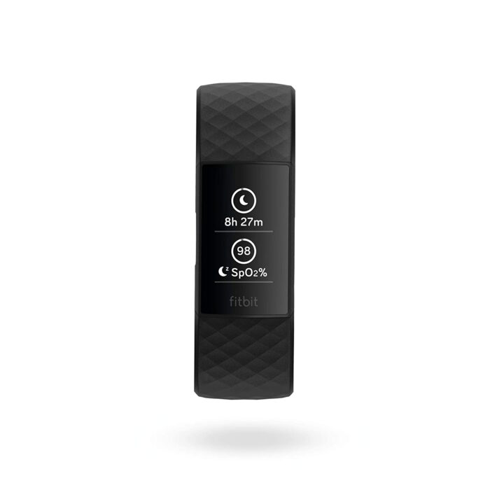 Fitbit Charge 4 Fitness and Activity Tracker with Built-in GPS, Heart Rate, Sleep & Swim Tracking, One Size (S & L Bands Included) (Black) - Image 2