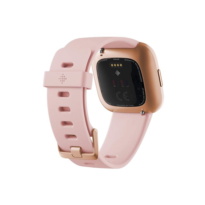 Fitbit Versa 2 Health & Fitness Smartwatch with Heart Rate, Music, Alexa Built-in, Sleep & Swim Tracking, Petal/Copper Rose - Image 2