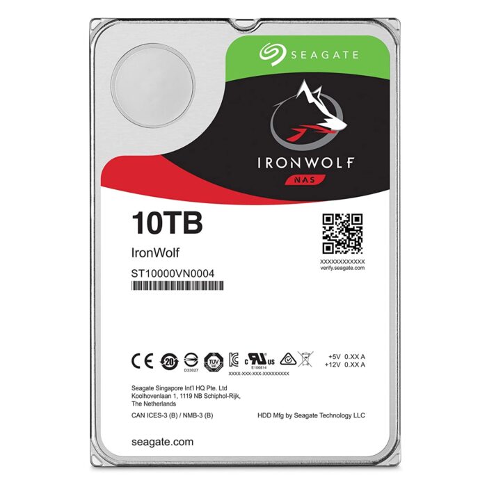 Seagate 10TB IronWolf NAS SATA 6Gb/s NCQ 256MB Cache 3.5-Inch Internal Hard Drive (ST10000VN0004) - Image 7