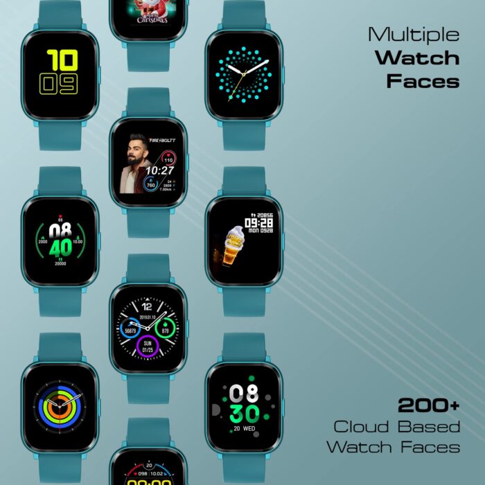 Fire-Boltt Ninja 2 SpO2 Full Touch Smartwatch with 30 Workout Modes, Heart Rate Tracking, 7 Days of extensive Battery - Dark Green - Image 8