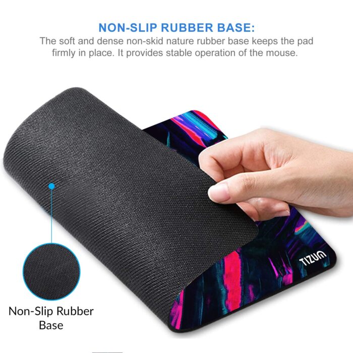 Tizum Z65- Mouse Pad for Laptop, Notebook, MacBook Pro Air, Gaming Computer. 9.4 * 7.9 Inches, Anti-Skid Base Mousepad (MP4) - Image 6