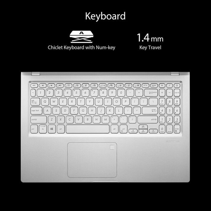 ASUS VivoBook 15 (2021) Intel Core i5-1035G1 10th Gen, 8GB RAM/512GB + 32GB Optane Memory / Windows 11/Office - Image 4