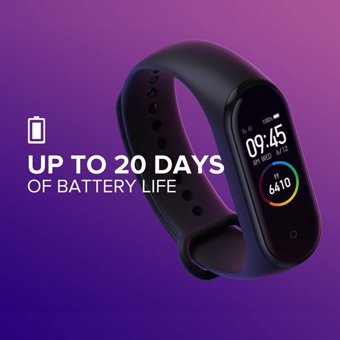 Mi Smart Band 4- India's No.1 Fitness Band, Up-to 20 Days Battery Life, Color AMOLED Full-Touch Screen - Image 3