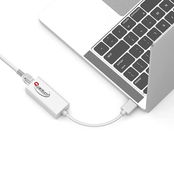 Quantum QHM8106 USB to RJ45 Ethernet LAN Adapter (White) - Image 3