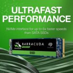 Seagate Barracuda 510 500GB SSD Internal Solid State Drive, PCIe NVMe 3D TLC NAND for Gaming PC Gaming Laptop Desktop (ZP500CM3A001) - Image 6