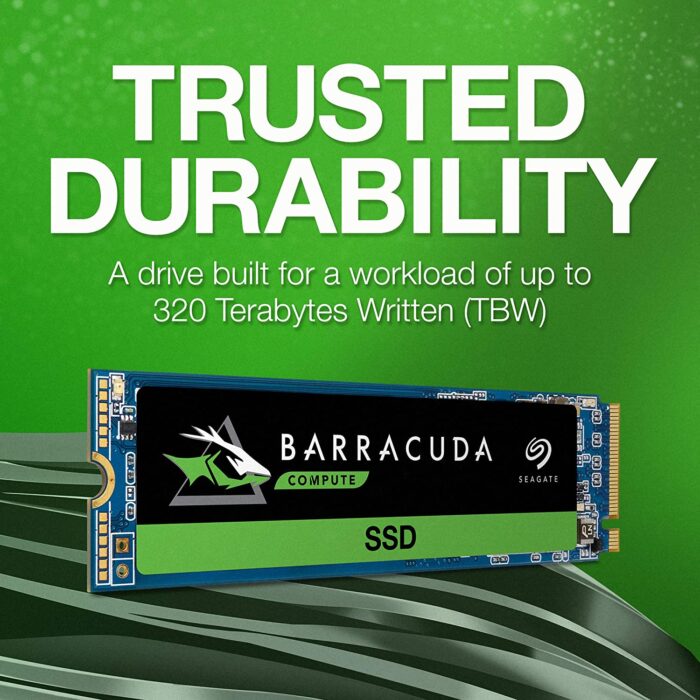 Seagate Barracuda 510 500GB SSD Internal Solid State Drive, PCIe NVMe 3D TLC NAND for Gaming PC Gaming Laptop Desktop (ZP500CM3A001) - Image 5