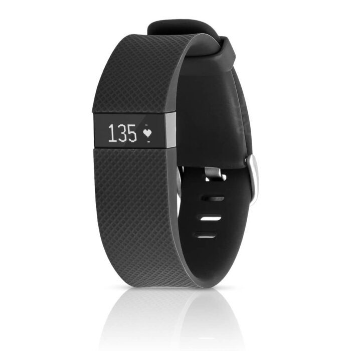 Watch Fitbit FB405BKL Charge HR Heart Rate and Activity Wristband, Large (Black) - Image 1