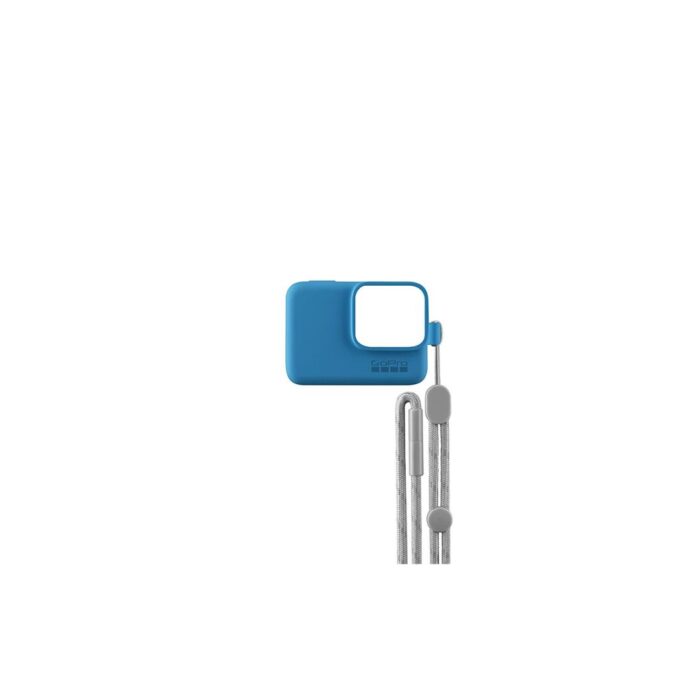 GoPro Silicone Sleeve + Lanyard Blue for HERO7 Cameras - Image 3