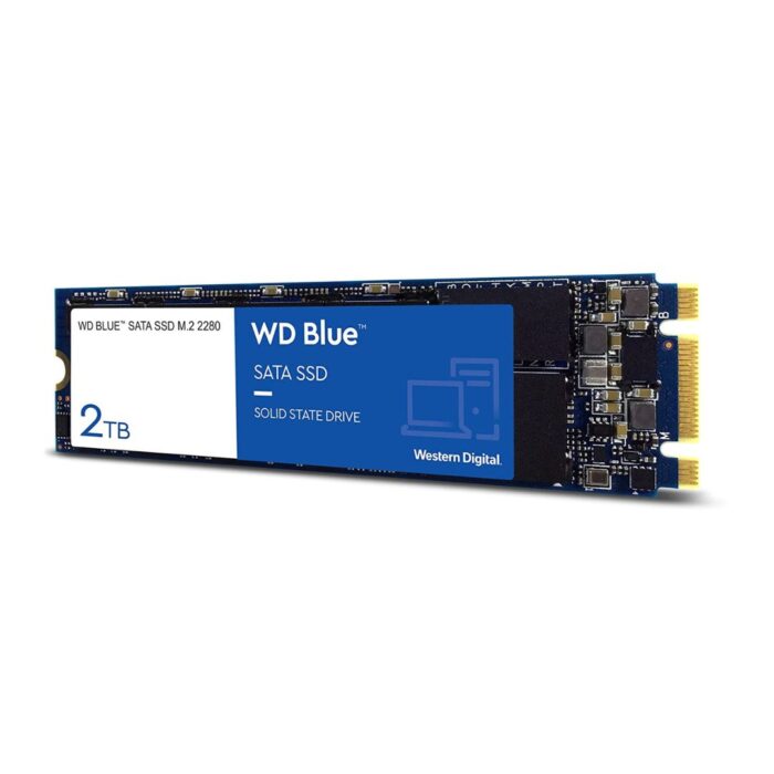 Western Digital WD Blue M.2 2TB, Up to 560MB/s, 2.5 Inch/7 mm, Internal Solid State Drive - WDS200T2B0B - Image 1