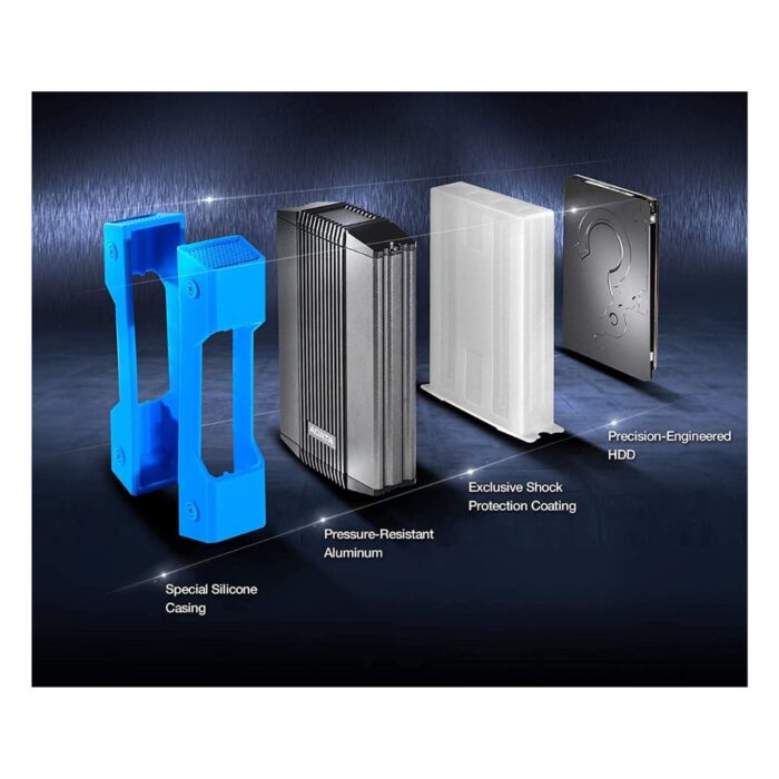 A-DATA 4TB USB3.0 External Hard Drive, Black (HD830) - Image 5