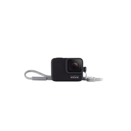 GoPro Silicone Sleeve + Lanyard Black for HERO7 Camera