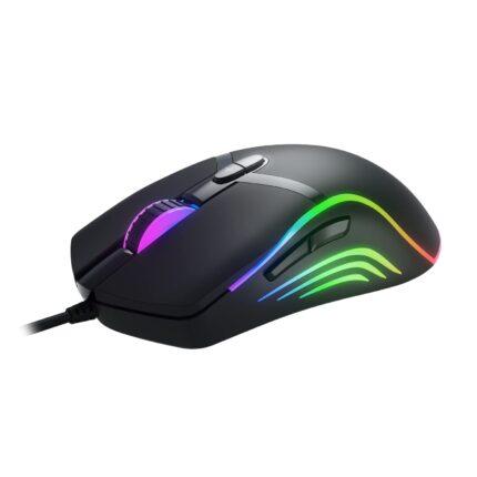 Redgear F-15 Wired Optical Gaming Mouse with Running RGB LEDs, 5 Million Durable Click Switches and Upto 6400 dpi for PC Gamers