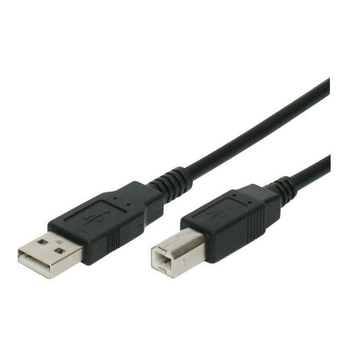 BigPlayer USB Cable Printer Lead Type A to B Male High Speed Scanner Printer Cable 1.5M- Black - Image 2