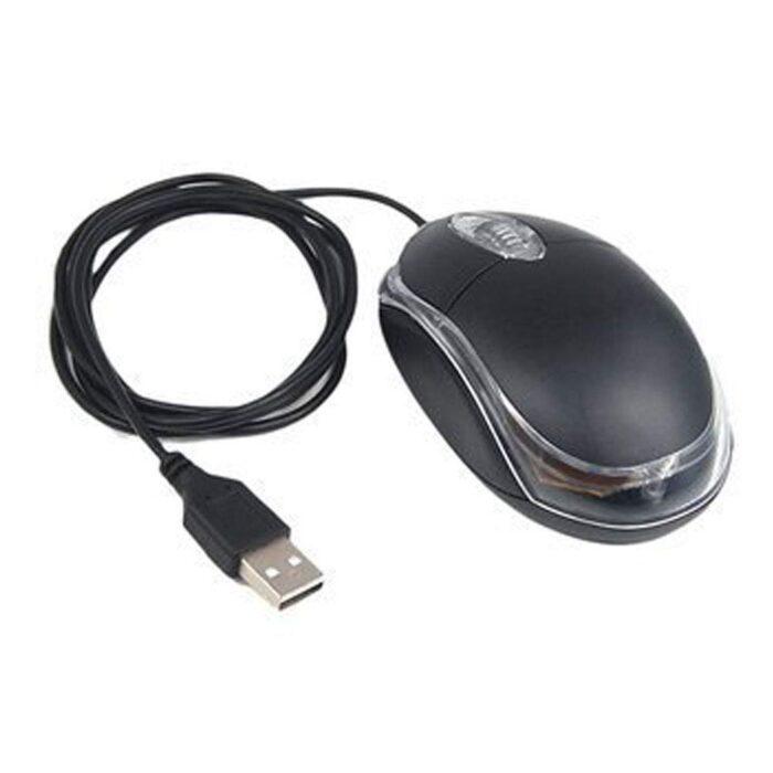 SAMZHE 3D Optical Wired USB Mouse (Black) - Image 2