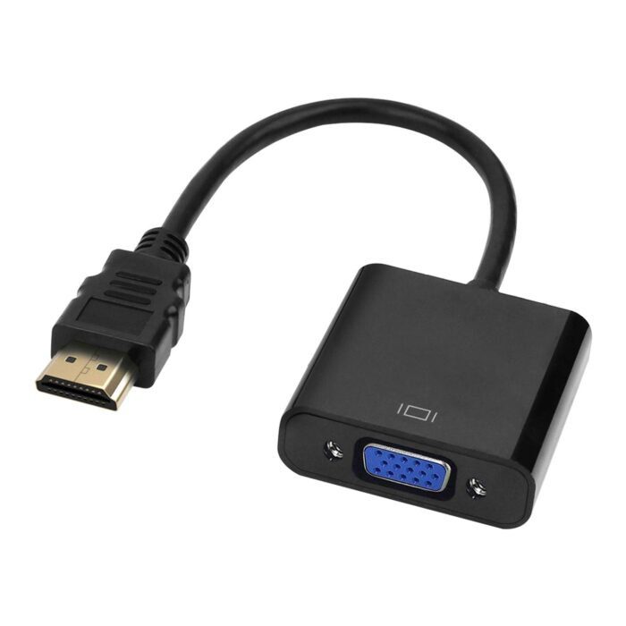 Tizum HDMI to VGA Adapter Cable 1080P for Projector, Computer, Laptop, TV, Projectors & TV - Image 1