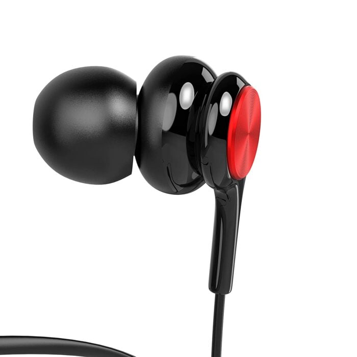 INSTAPLAY INSTABUDS Bluetooth 5.0 Wireless Headphones with Extra Bass Stereo Sound, 12Hrs Playtime, Lightweight Neckband (RED) - Image 5