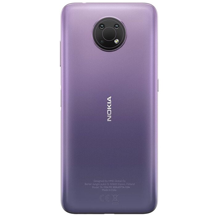 Nokia G10, 6.5” HD+ Screen, 5050 mAh Battery, Triple Camera, 4 + 64GB Memory (Dusk/Purple) - Image 2