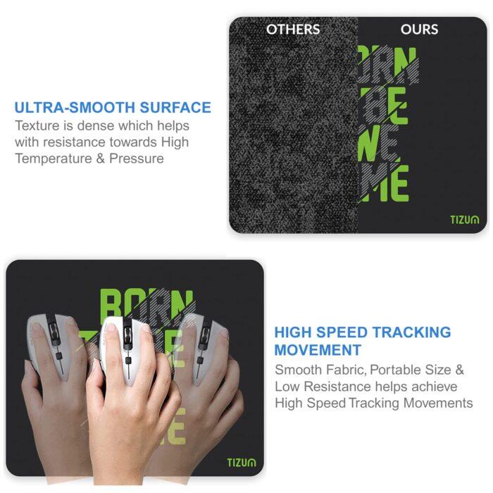 Tizum Z65- Mouse Pad for Laptop, Notebook, MacBook Pro Air, Gaming Computer. 9.4 * 7.9 Inches, Anti-Skid Base Mousepad (MP9) - Image 6