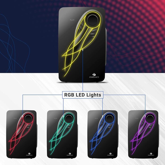 Zebronics Zeb-Jellyfish Pro 4.1 Multimedia Speaker with Smartphone Control via Exclusive app, Bluetooth connectivity, Pen Drive/mSD - Image 3
