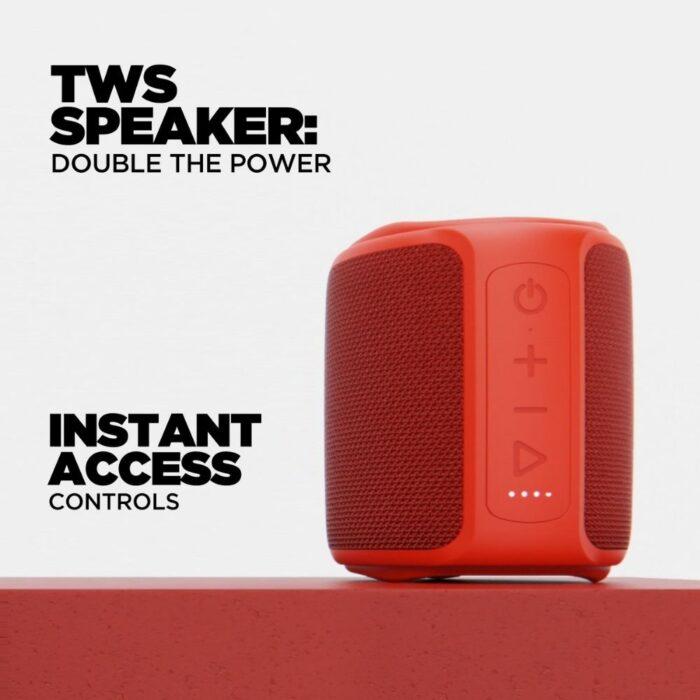 boAt Stone 350 10 W Bluetooth Speaker (Red) - Image 2