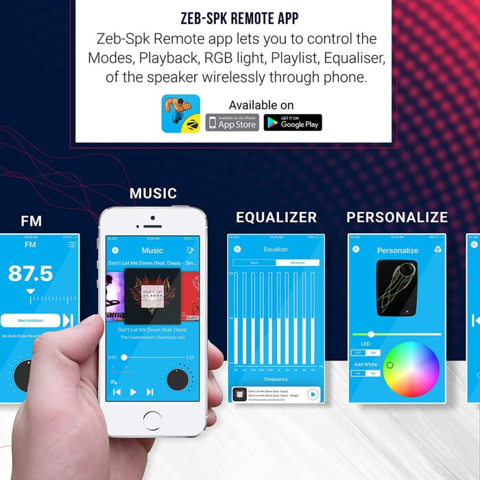 Zebronics Zeb-Jellyfish Pro 4.1 Multimedia Speaker with Smartphone Control via Exclusive app, Bluetooth connectivity, Pen Drive/mSD - Image 5