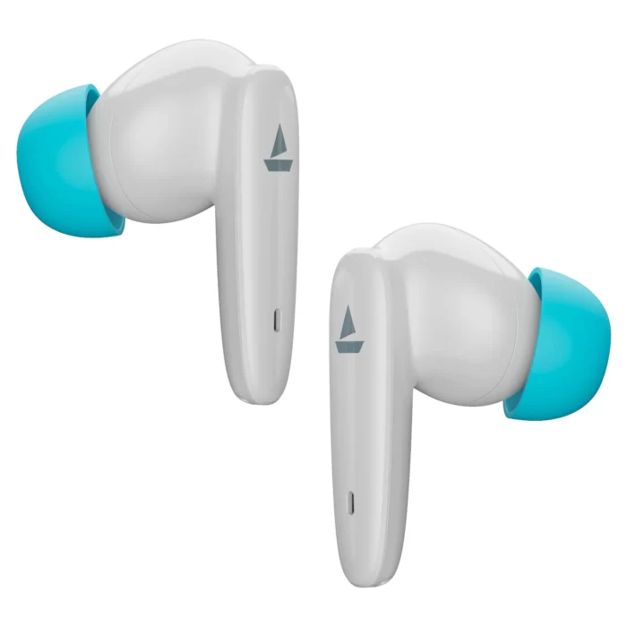 boAt Airdopes 181 Wireless Earbuds with 10mm Driver, Type C Interface, BEAST™ Mode & Voice Assistant, ENx Technology - Spirit White - Image 2