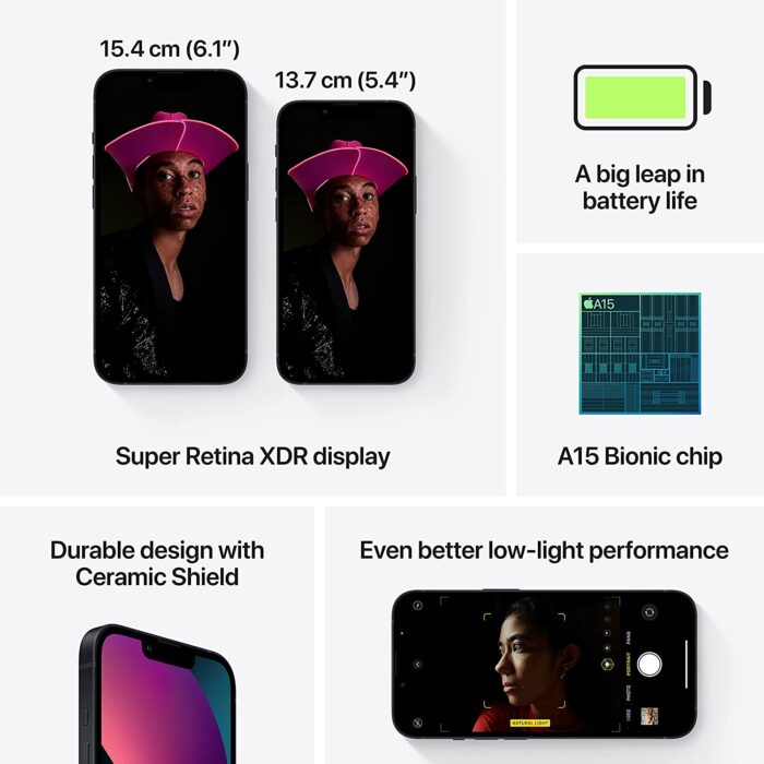 Apple iPhone 13 (128GB) - Midnight - Image 4