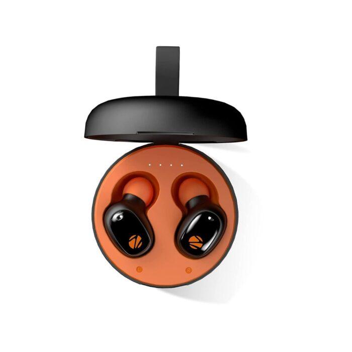 ZEBRONICS Zeb-Sound Bomb 1 Bluetooth Truly Wireless In Ear Earbuds with Mic (Orange) - Image 1