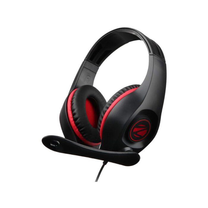ZEBRONICS Zeb-Grace Wired Over Ear Headphone with Mic (Black) - Image 1