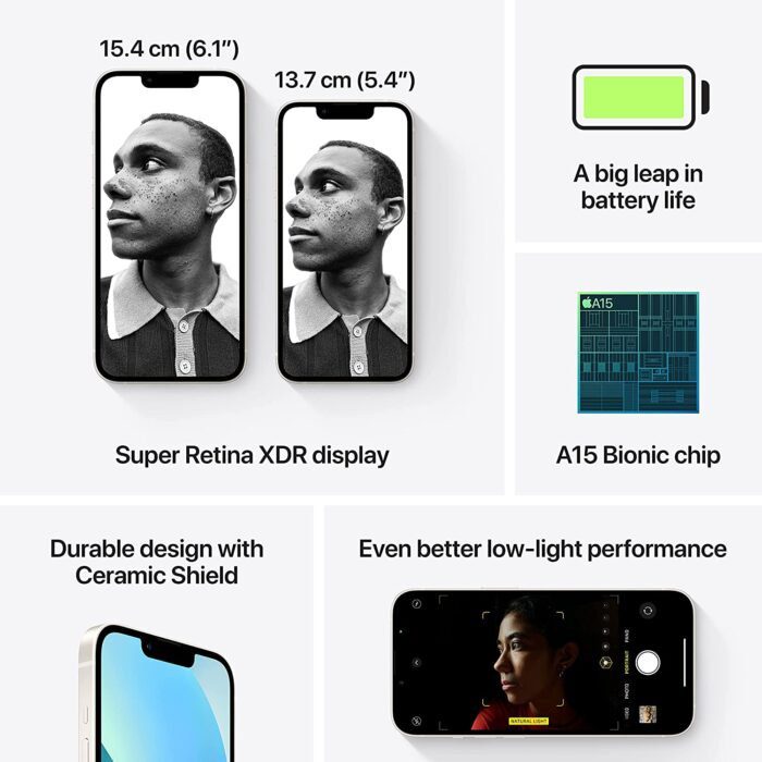 Apple iPhone 13 (128GB) - Starlight - Image 4