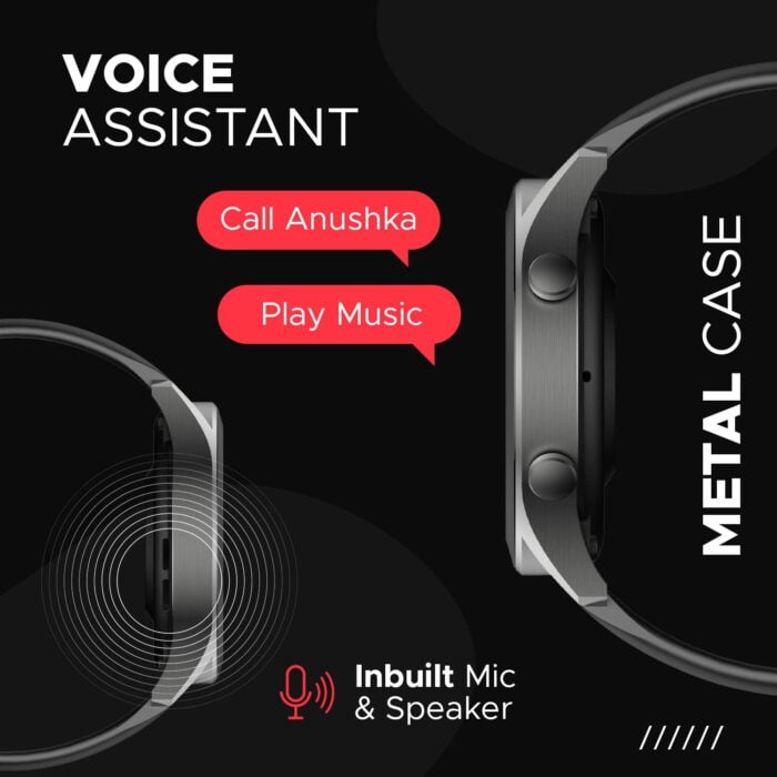 Fire-Boltt India's No 1 Smartwatch Brand Talk 2 Bluetooth Calling Smartwatch with Dual Button, Hands On Voice Assistance, 60 Sports Modes, in Built Mic & Speaker with IP68 Rating - Image 5