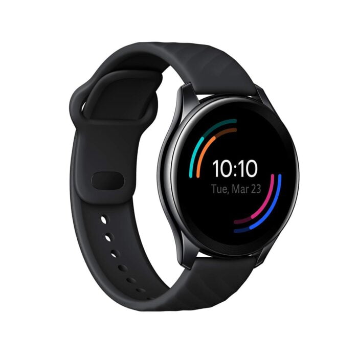 OnePlus Watch Midnight Black: 46mm dial, Warp Charge, 110+ Workout Modes, Smartphone Music, P68 Water Resistance - Image 1