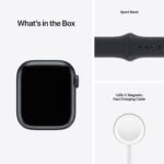 Apple Watch Series 7 (GPS + Cellular, 41mm) - Midnight Aluminium Case with Midnight Sport Band - Regular - Image 2
