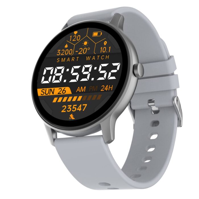 Fire-Boltt Rage Full Touch Display & 60 Sports Modes with IP68 Rating Smartwatch, Sp02 Tracking - Grey - Image 1