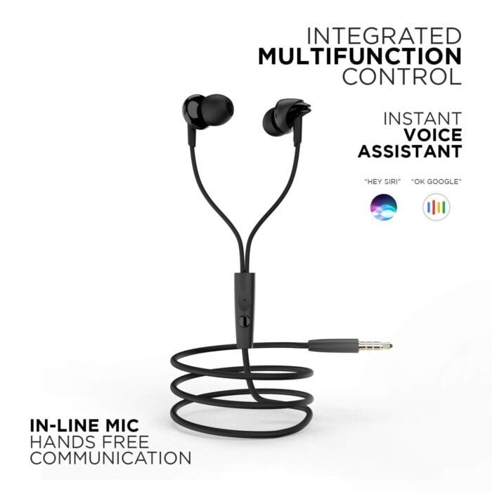 boAt Bassheads 100 in Ear Wired Earphones Black - Image 4