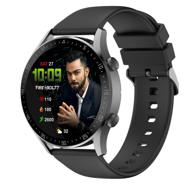 Fire-Boltt India's No 1 Smartwatch Brand Talk 2 Bluetooth Calling Smartwatch with Dual Button, Hands On Voice Assistance, 60 Sports Modes, in Built Mic & Speaker with IP68 Rating - Image 1