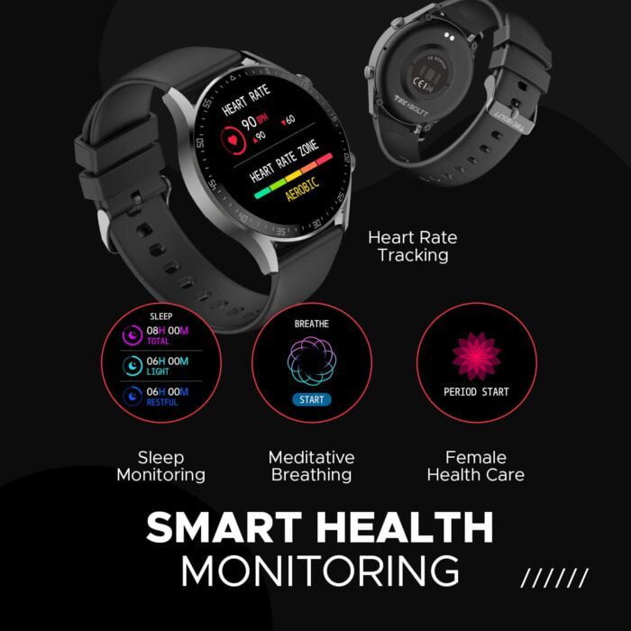 Fire-Boltt India's No 1 Smartwatch Brand Talk 2 Bluetooth Calling Smartwatch with Dual Button, Hands On Voice Assistance, 60 Sports Modes, in Built Mic & Speaker with IP68 Rating - Image 3