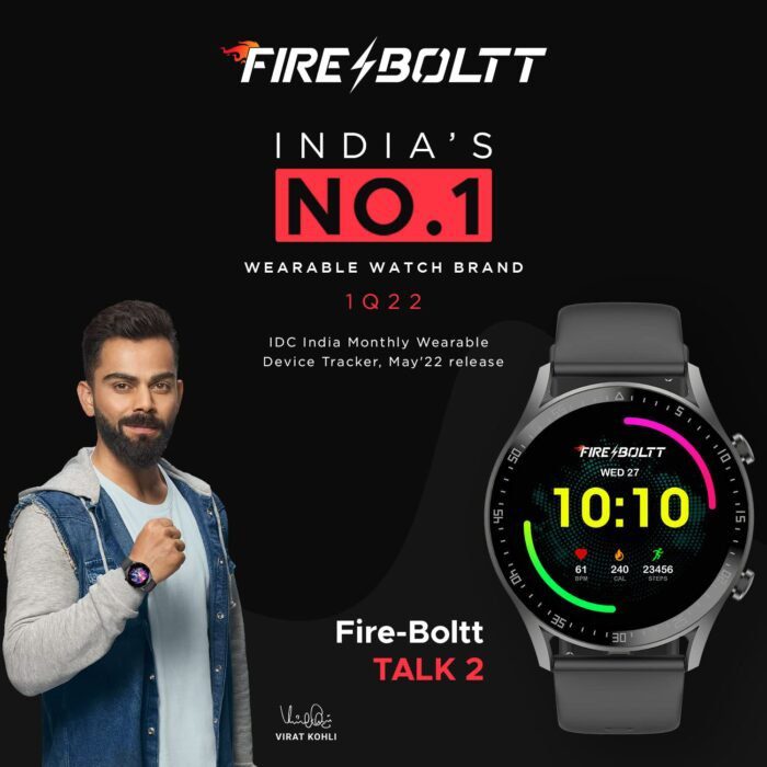 Fire-Boltt India's No 1 Smartwatch Brand Talk 2 Bluetooth Calling Smartwatch with Dual Button, Hands On Voice Assistance, 60 Sports Modes, in Built Mic & Speaker with IP68 Rating - Image 6