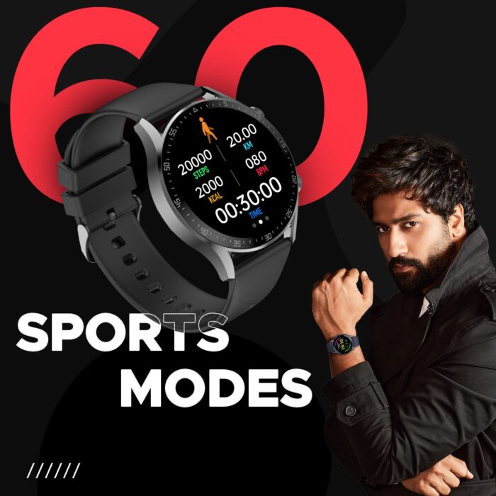 Fire-Boltt India's No 1 Smartwatch Brand Talk 2 Bluetooth Calling Smartwatch with Dual Button, Hands On Voice Assistance, 60 Sports Modes, in Built Mic & Speaker with IP68 Rating - Image 4
