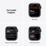 Apple Watch Series 7 (GPS + Cellular, 41mm) - Midnight Aluminium Case with Midnight Sport Band - Regular - Image 3